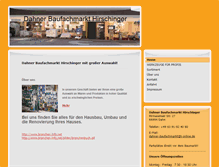 Tablet Screenshot of dahner-baufachmarkt-hirschinger.de